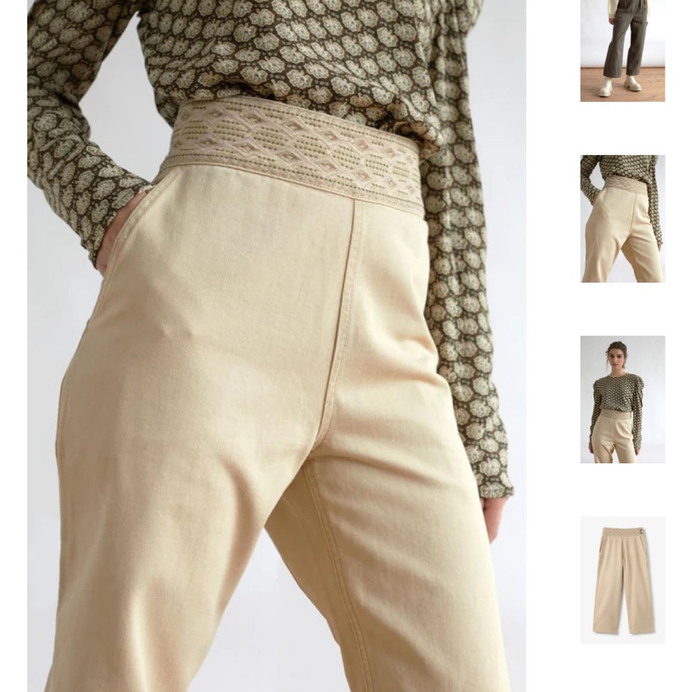 Fall Flare Cropped Jeans